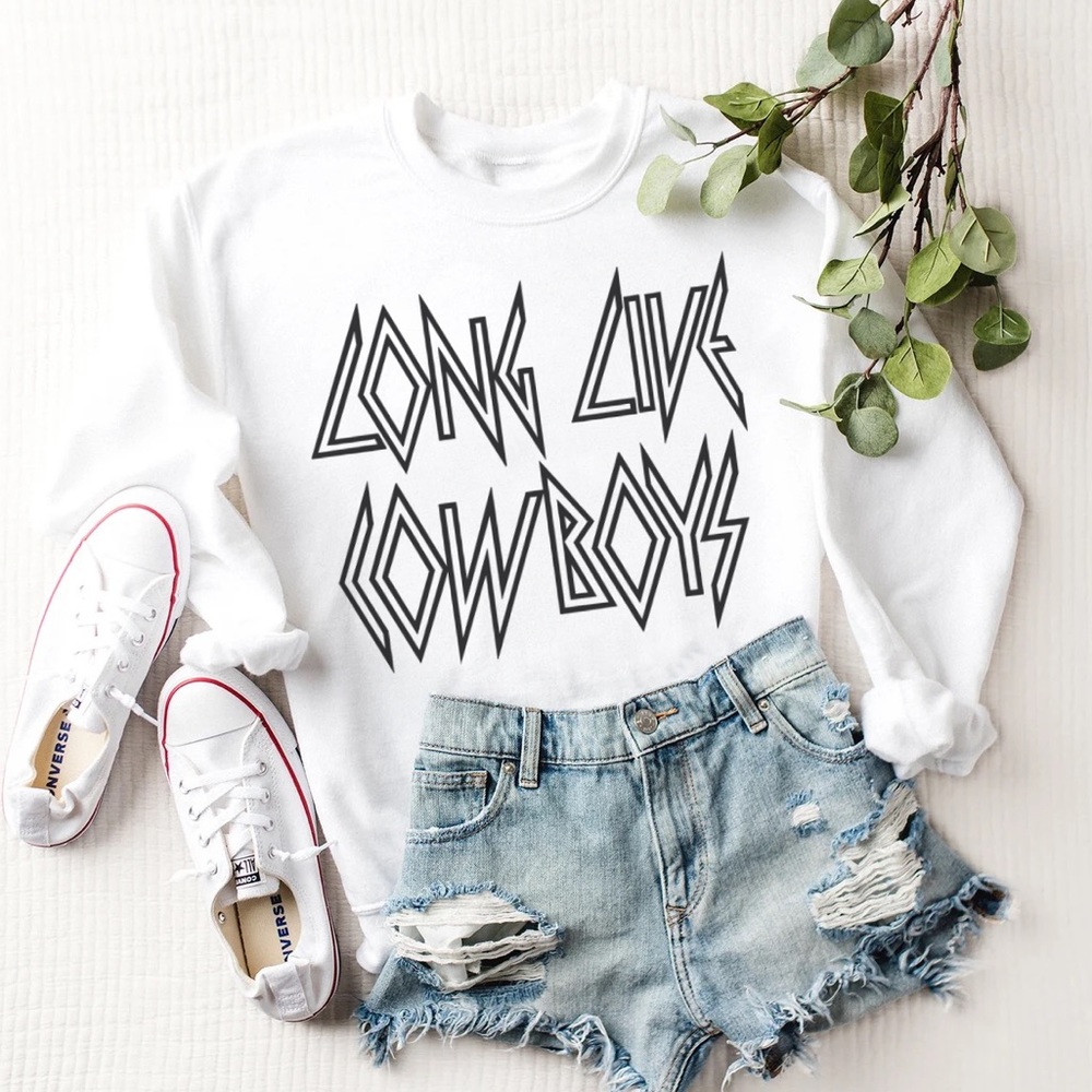 “Long Live Cowboys” Crewneck